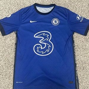 Chelsea 2020/21 Home Short Sleeve No Name (Mens M)